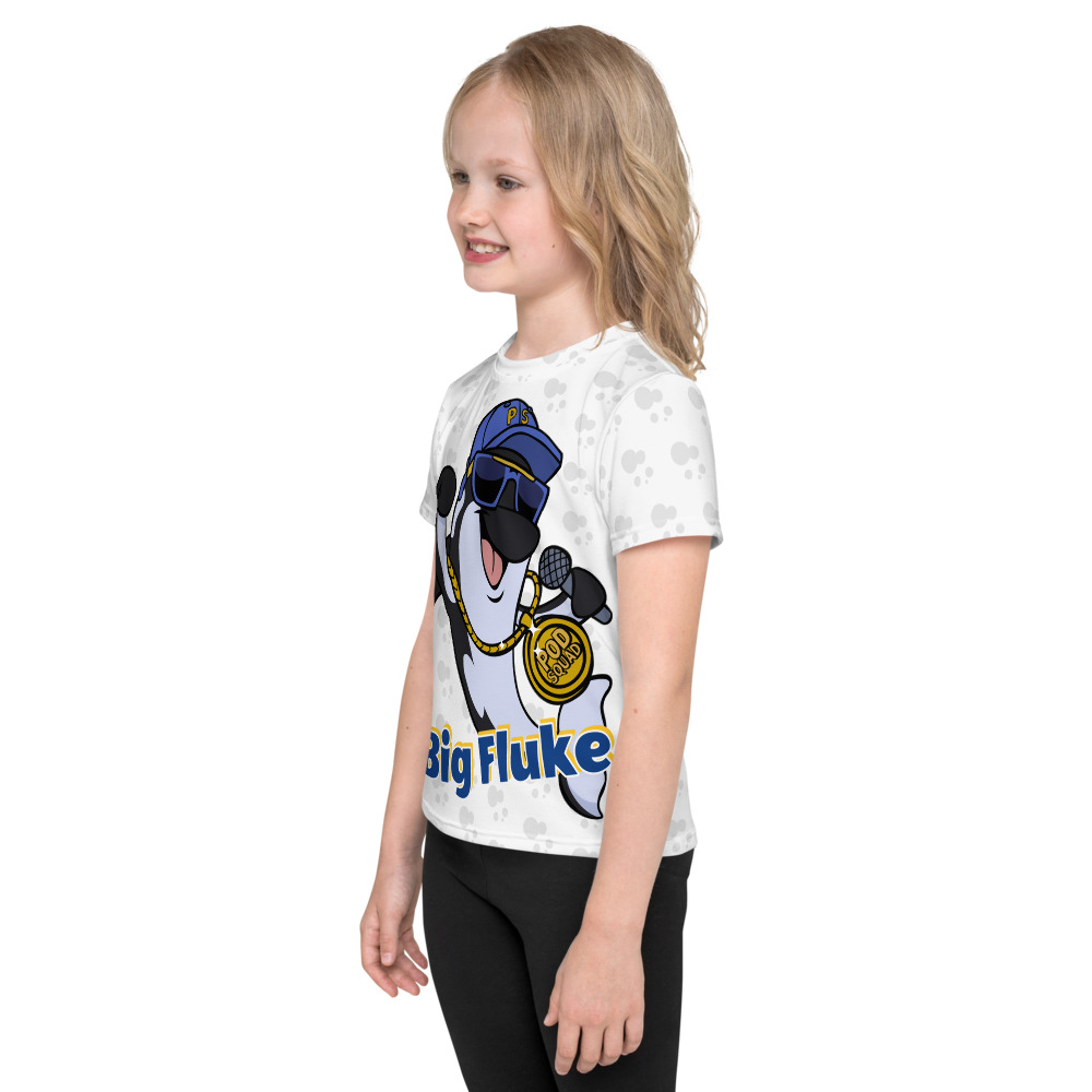 Big Fluke All-Over Print Kids T-Shirt - Image 4