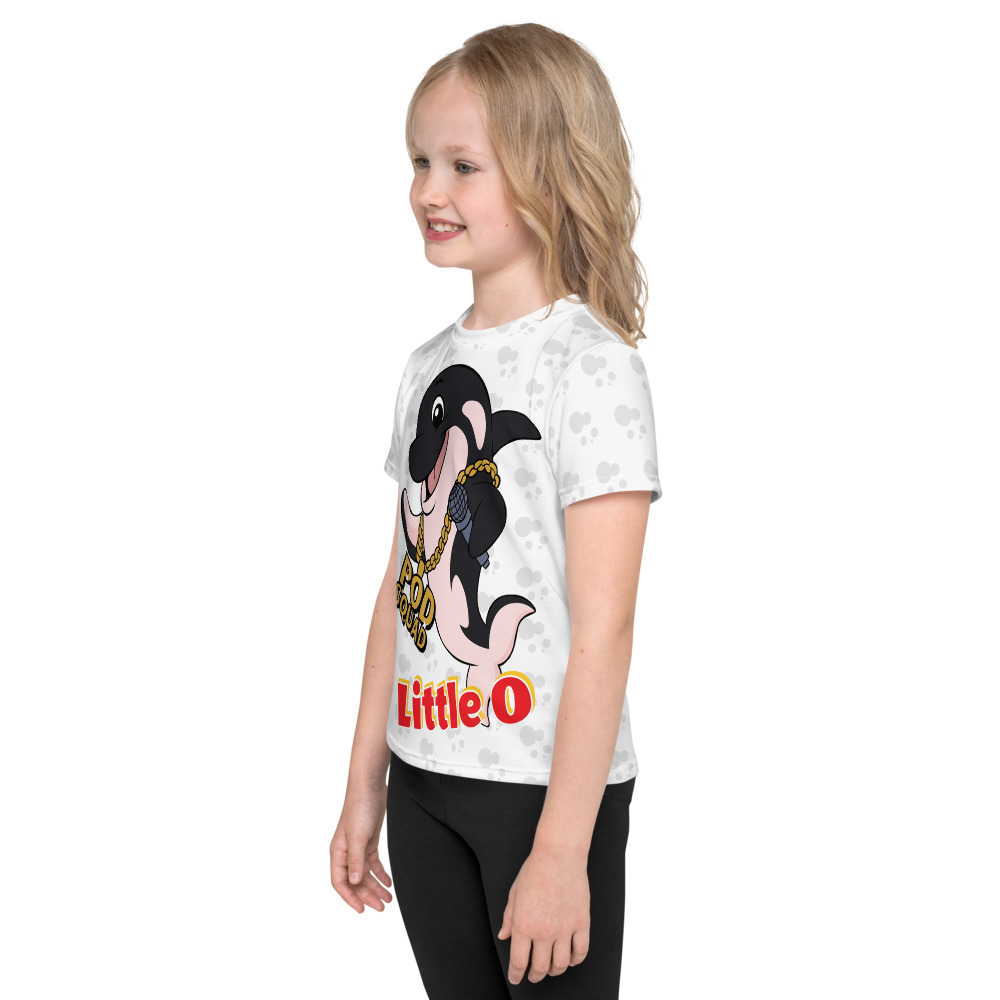 Little O All-Over Print Kids T-Shirt - Image 4