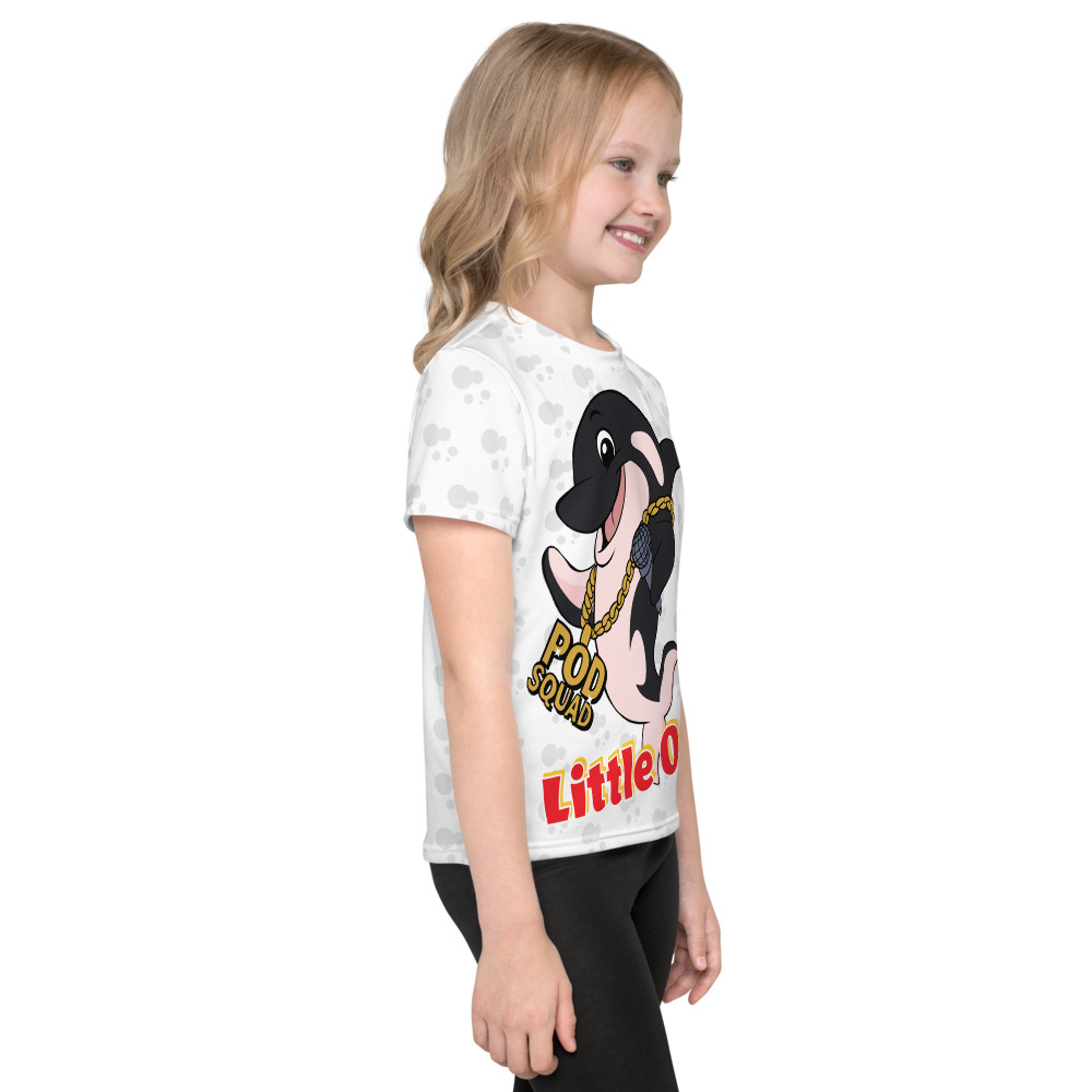 Little O All-Over Print Kids T-Shirt - Image 3