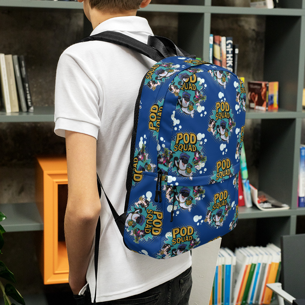 Pod Squad Crew Graffiti Backpack - Image 5