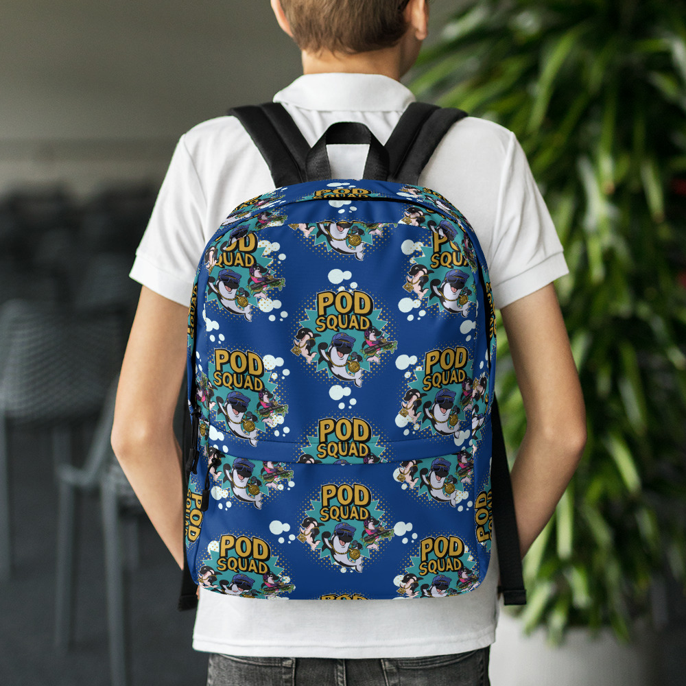 Pod Squad Crew Graffiti Backpack - Image 4