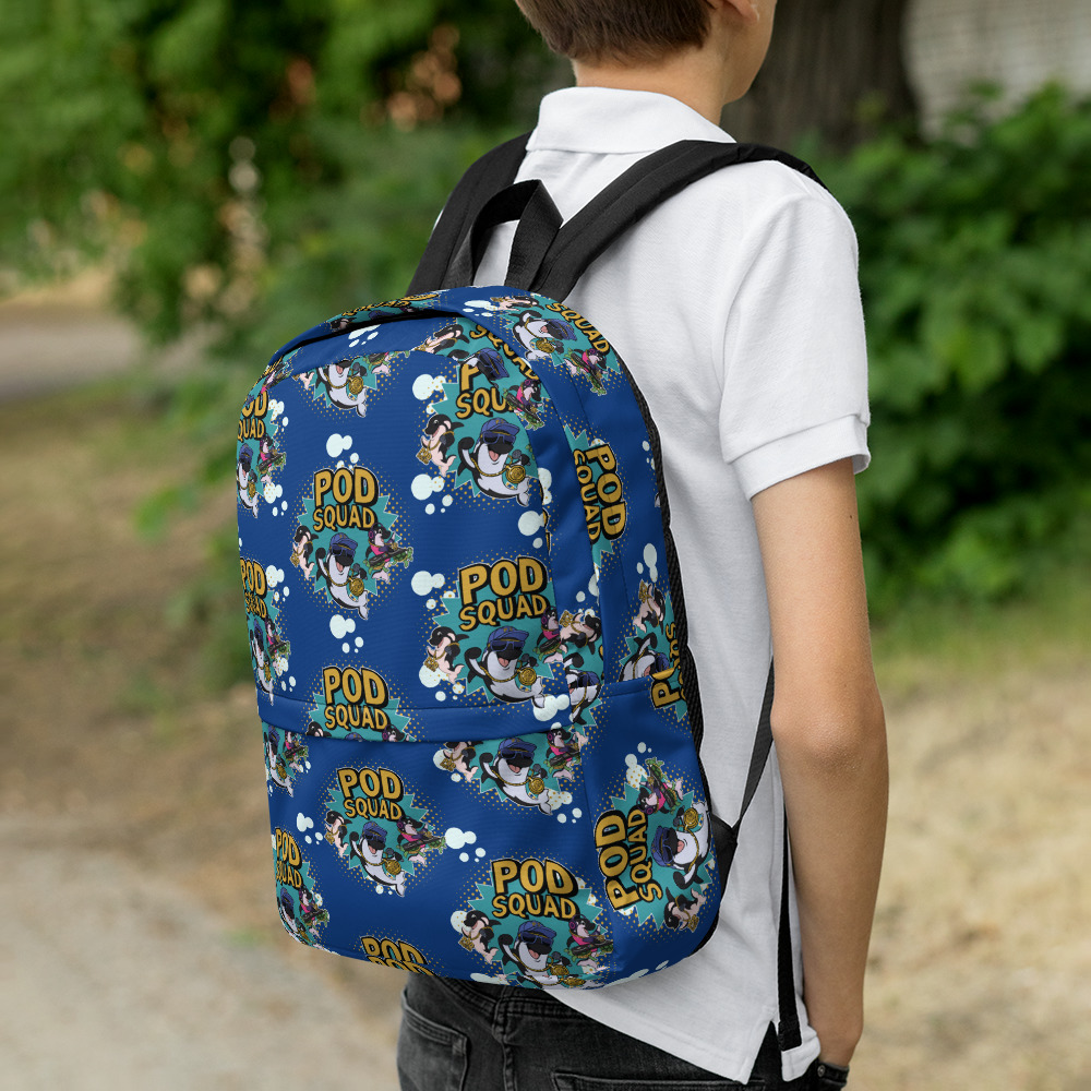 Pod Squad Crew Graffiti Backpack - Image 6