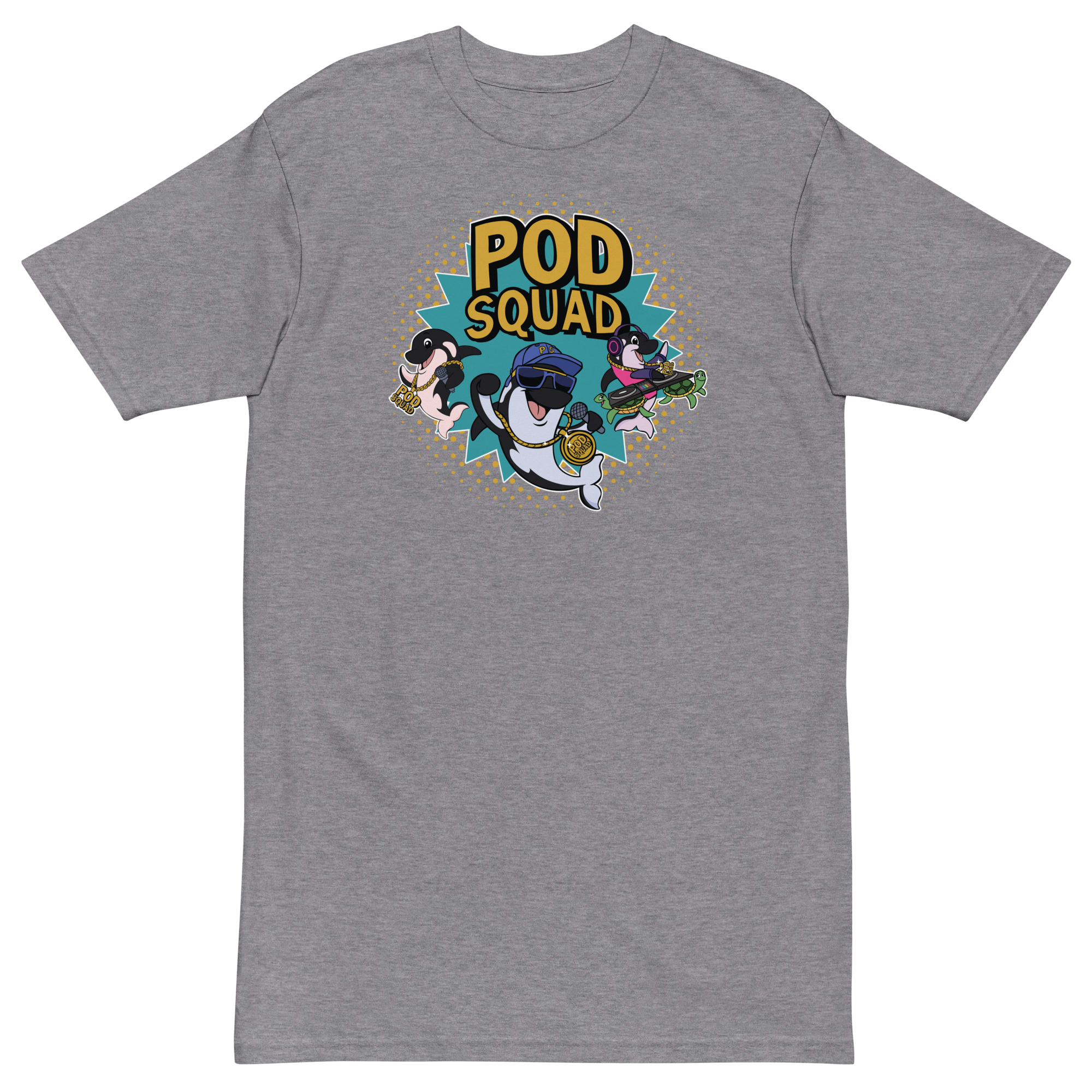 Pod Squad Logo T Shirt (Adult Mens) - Image 5