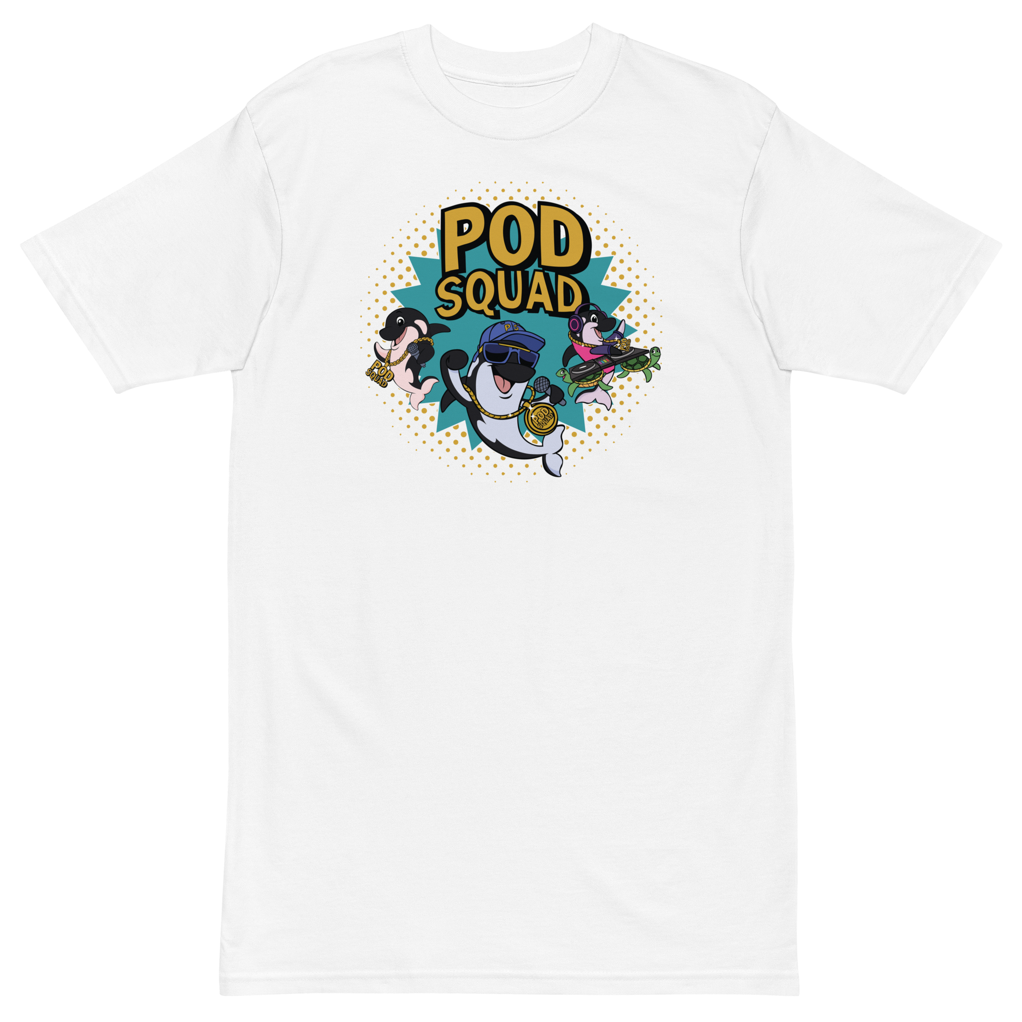 Pod Squad Logo T Shirt (Adult Mens) - Image 7