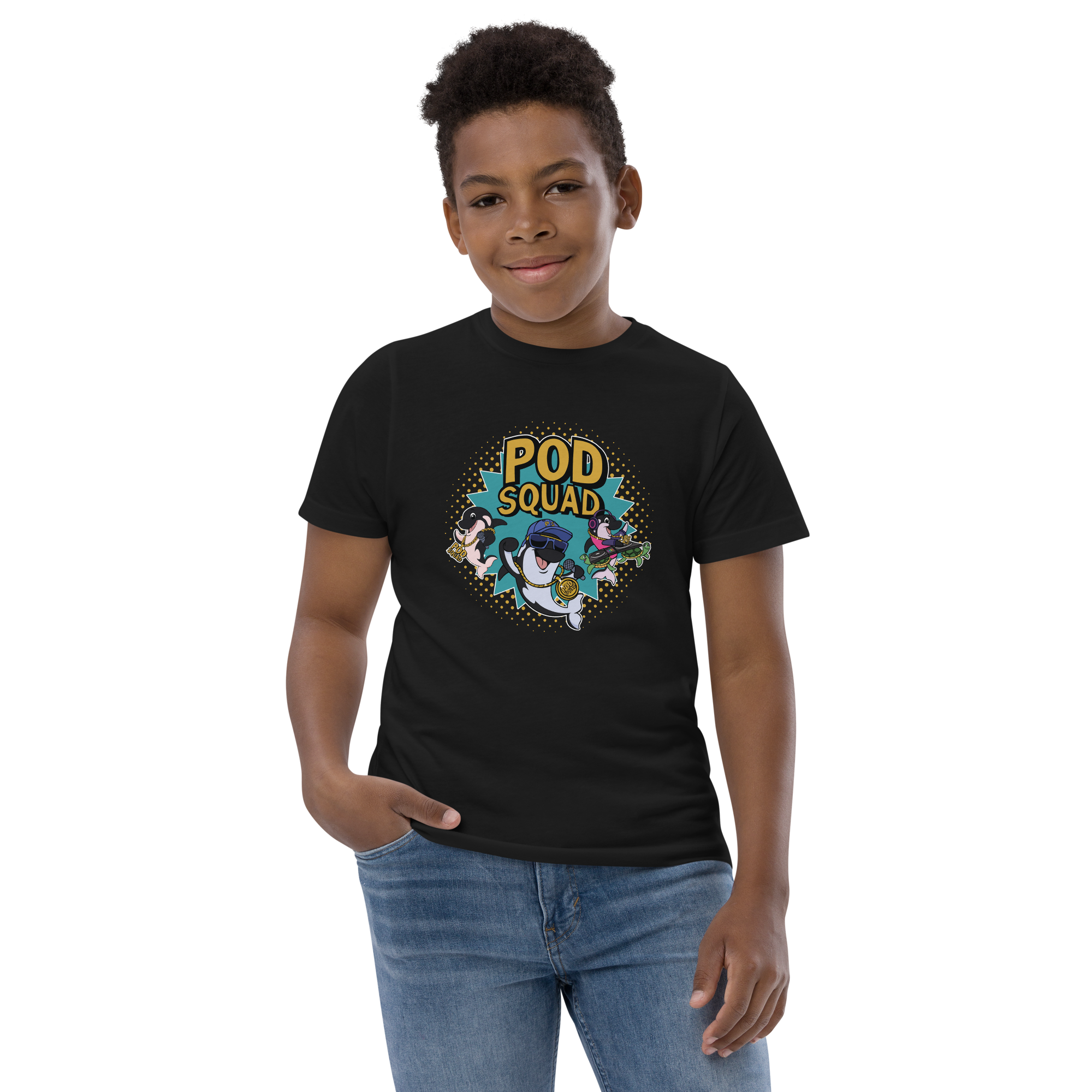 Pod Squad Logo T-Shirt (Kids Jersey Cotton) - Image 3