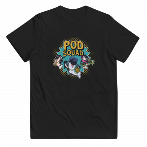 Pod Squad Logo T-Shirt (Kids Jersey Cotton)