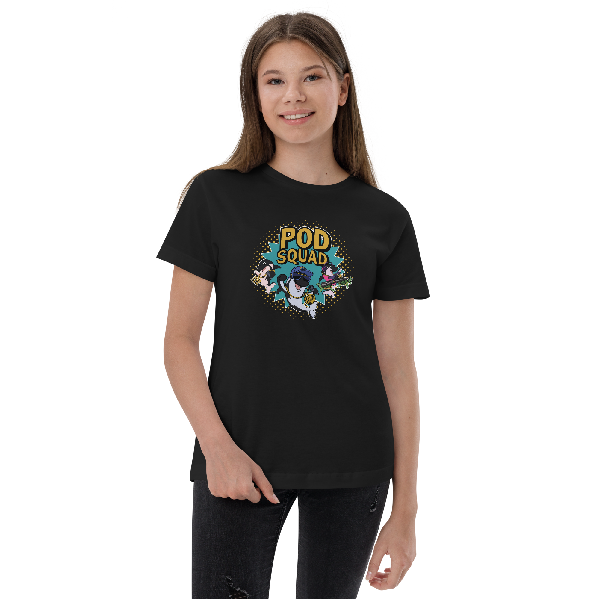 Pod Squad Logo T-Shirt (Kids Jersey Cotton) - Image 4