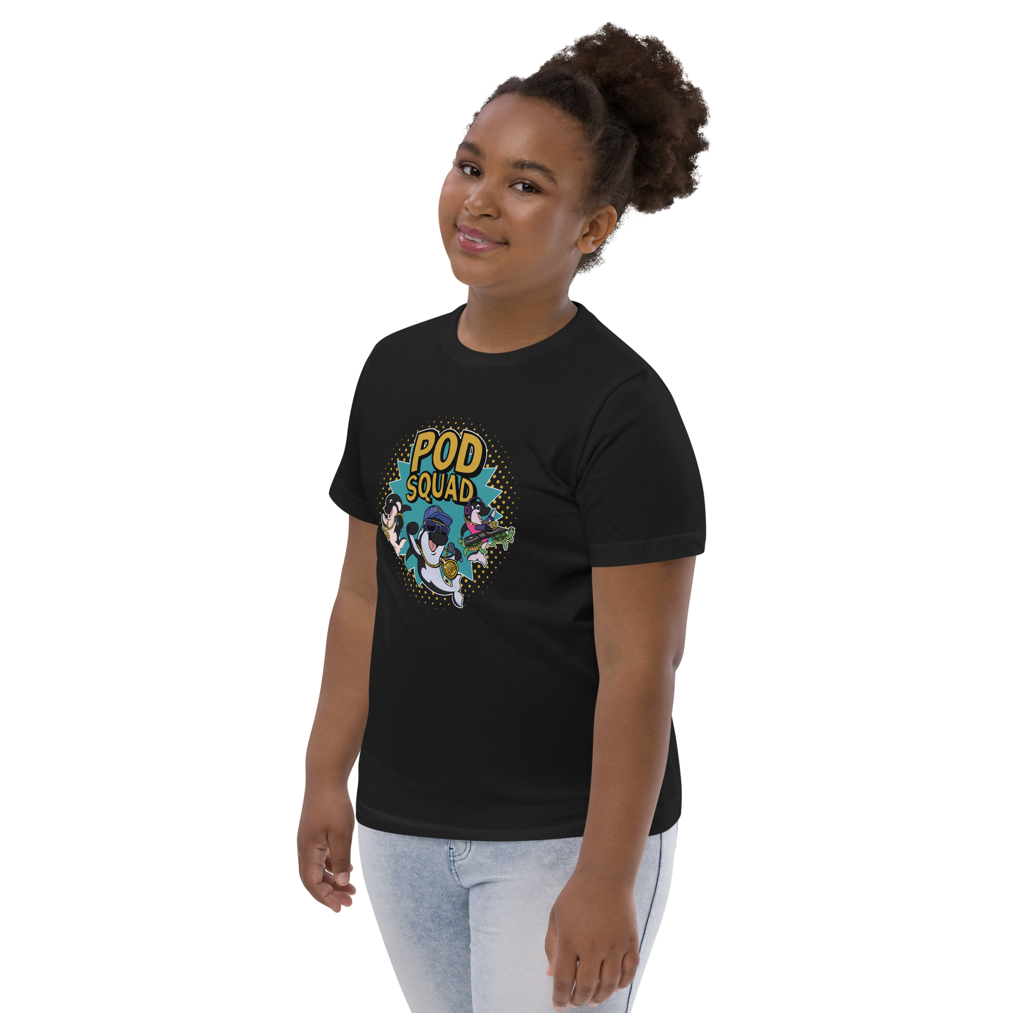 Pod Squad Logo T-Shirt (Kids Jersey Cotton) - Image 5