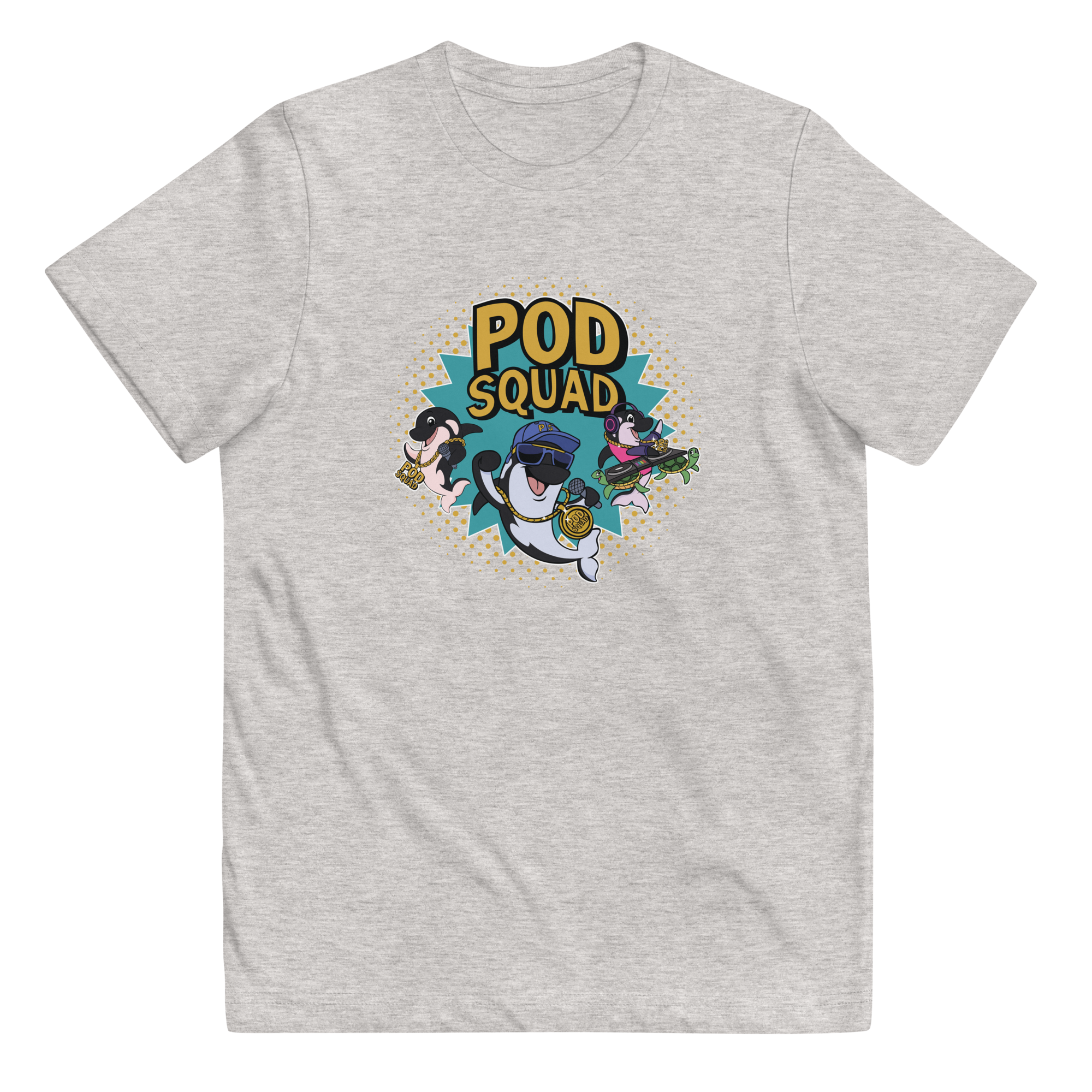 Pod Squad Logo T-Shirt (Kids Jersey Cotton) - Image 9