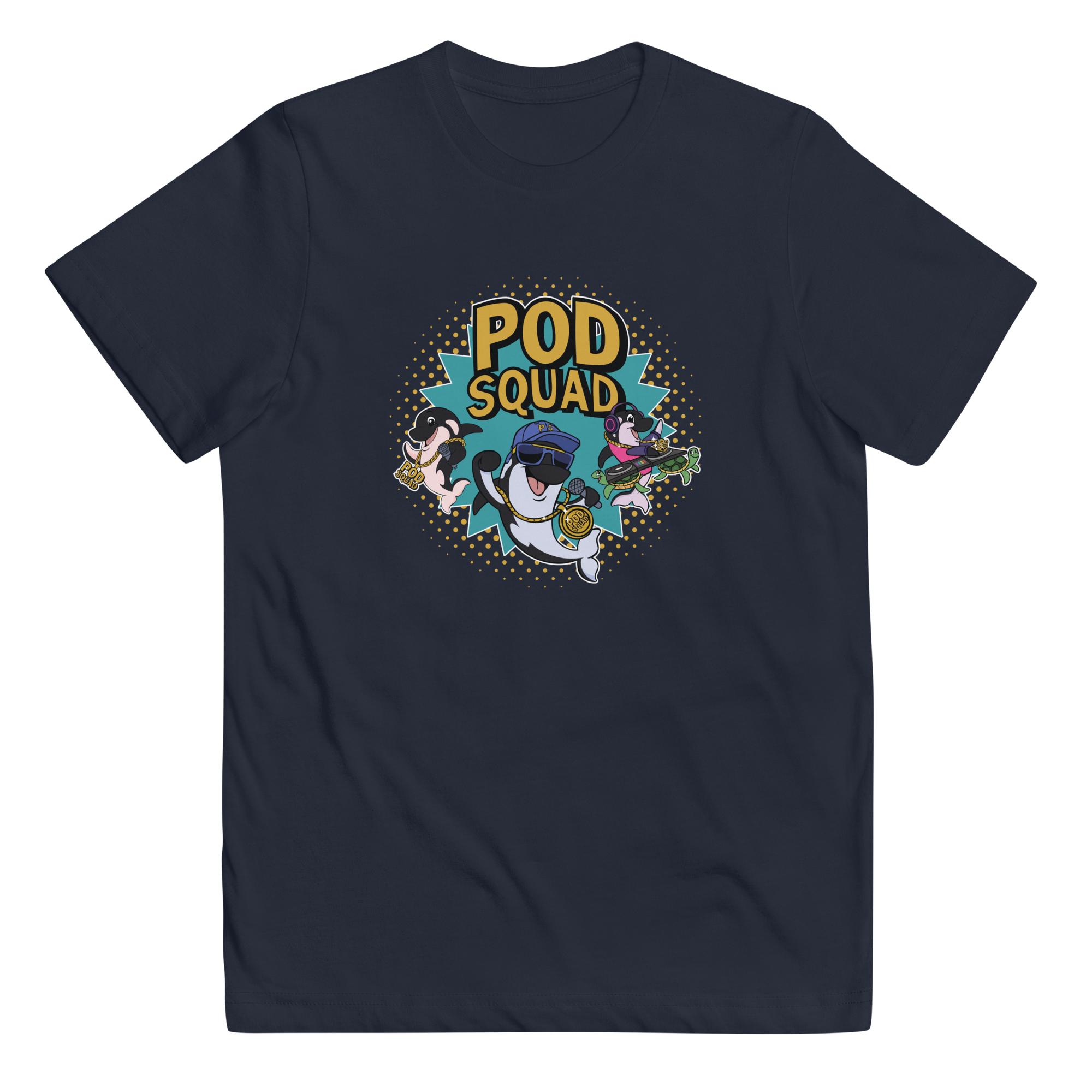 Pod Squad Logo T-Shirt (Kids Jersey Cotton) - Image 7