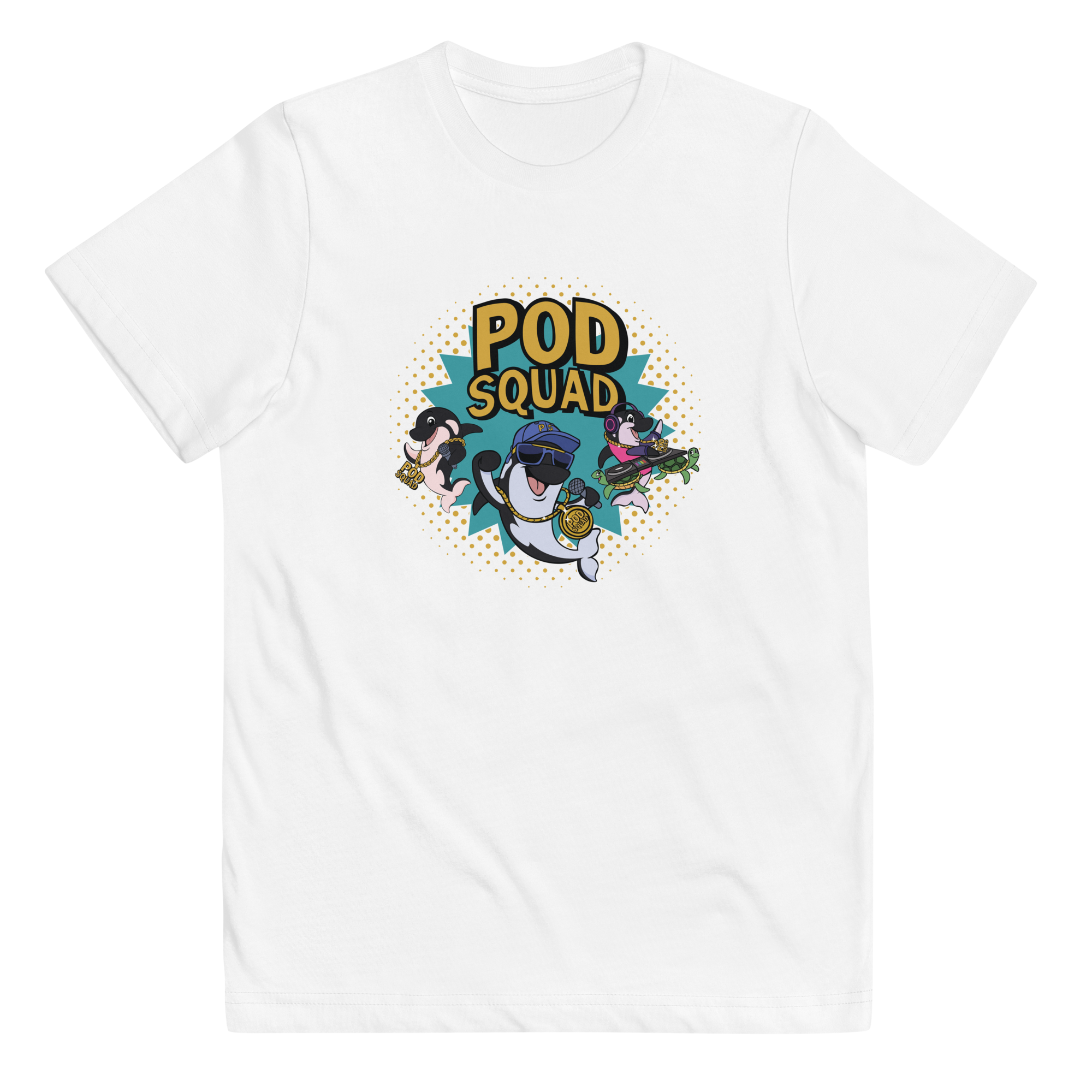 Pod Squad Logo T-Shirt (Kids Jersey Cotton) - Image 13